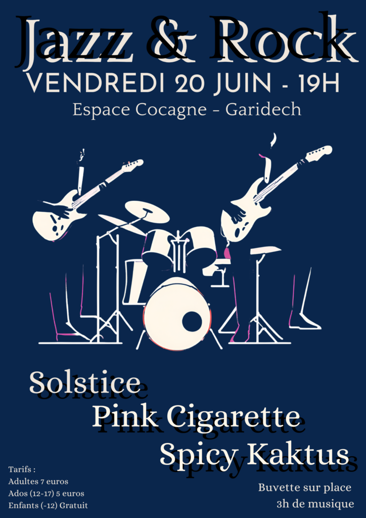 Illustration événement Scène locale : Solstice x Pink Cigarette x Spicy Kaktus